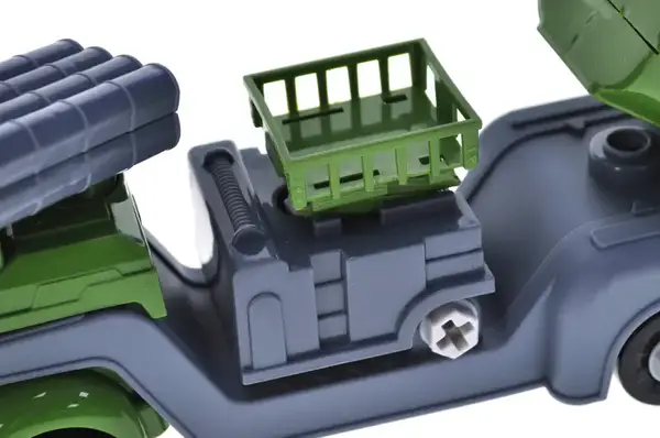 Машина конструктор 666-112 військова, в кульку р.33,5х11х7 см YG Toys купити недорого в Україні, фото 5