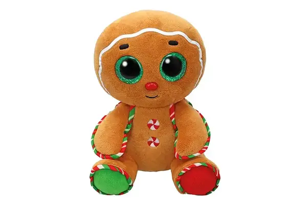 Дитяча іграшка м’яконабивна 37380 Cristmas "Пряниковий Чоловічок" 15 см TY купити