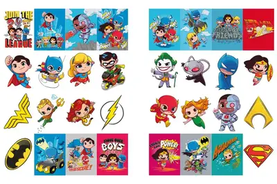 Розмальовка зі стікерами LCB40 "Super Friends" Ideyka купити
