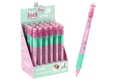 Ручка Kite гелева "пиши-стирай" Smart Feel Good K25-098-2, синя купити