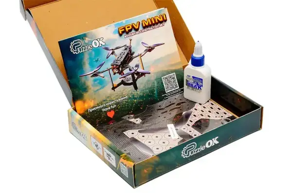 Конструктор Puz-00953 FPV Mini дерев'яний, PuzzleOk купити недорого в Україні, фото 5