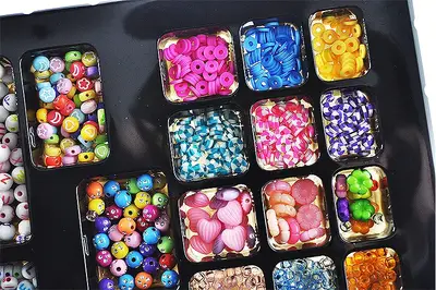 Набір бісеру 338-1121/338-1122 намистини, в коробці р. 20*3*24 см. купити