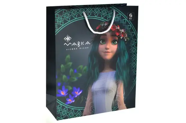 Пакет паперовий M QB004-105 "Мавка" р.27x33x11 см qbee купити