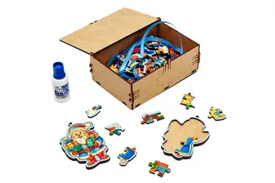 Новорічний бокс-пазли Puz-01237 "Склади сам" PuzzleOk купити