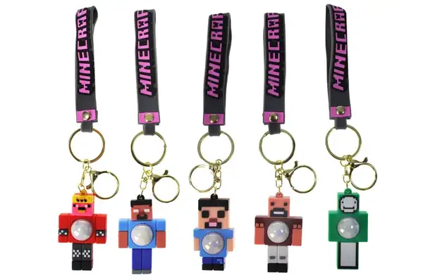 Брелок в наборі зі світлом HF-1810-94 за мотивами гри, 12 шт в упаковці(ціна за шт) купити