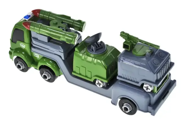 Машина конструктор 666-112 військова, в кульку р.33,5х11х7 см YG Toys купити недорого в Україні, фото 6