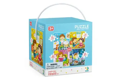 Пазли - 4в1 - 300130 "Мій день" (12,16,20,24 елм., р.22x22 см) DoDo купити