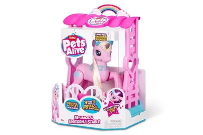 Інтерактивний ігровий набір PETS ALIVE S2 ЧАРІВНИЙ ЄДИНОРІГ У БУДИНОЧКУ 9545 купити