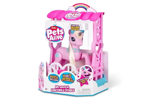 Інтерактивний ігровий набір PETS ALIVE S2 ЧАРІВНИЙ ЄДИНОРІГ У БУДИНОЧКУ 9545 купити