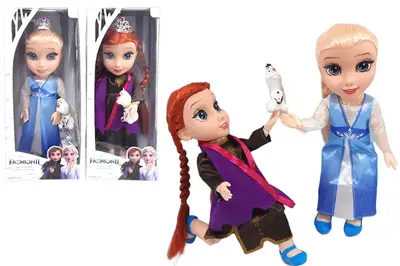 Лялька "FROZEN" озвучена, 2 види, в коробці 853R р.37*9*15см купити