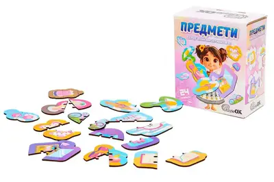 Пазл магнітний Puz-22931 "Предмети", дерев'яний PuzzleOk купити