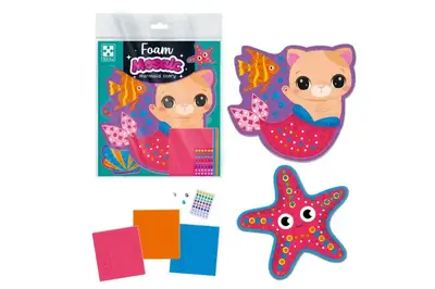 Набір для творчості "М'яка мозаїка. Історія русалоньки" VT4511-21 VladiToys купити