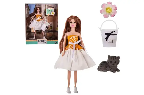 Лялька "Emily" з аксесуарами, шарнірна QJ111B р.28.5*6.5*36см купити