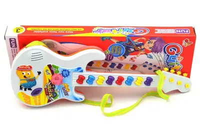 Гітара на батарейках в коробці 2719B р.38,2*3,7*13,2см купити