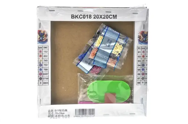 Набір з алмазною мозаїкою 20x20 BKC/BKY Стіч+Зоотрополіс в асортименті купити недорого в Україні, фото 3