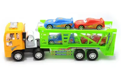 Автовоз інерційний з 4 машинками, в ковпаку RJ6601 р.45,7*12,2*17см. купити