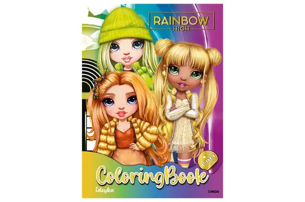 Розмальовка зі стікерами Rainbow LCB10 IDEYKA купити