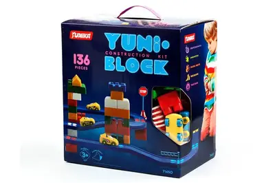 Конструктор "YUNI-BLOK" в коробці 136 деталей 1450 Юніка купити