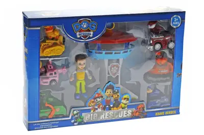 База "Дружок" 7 героїв 6 машинок PB335 в коробці р. 38*26*7.5 см купити