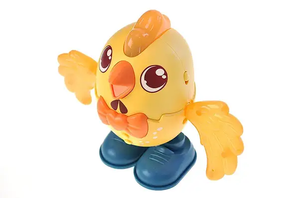 "Музичне курчатко" PL-721-69, 2 кольори, світло, звук, пісні на українській мові, ходить, в коробці - р. 8*9*14 см,. купити недорого в Україні, фото 3