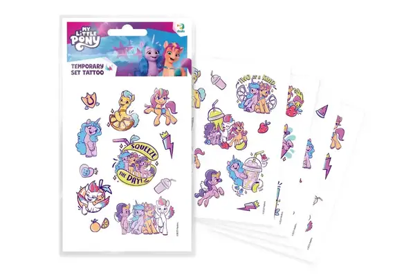 Набір дитячих тимчасових татуювань "My Little Pony" 200438 DoDo купити