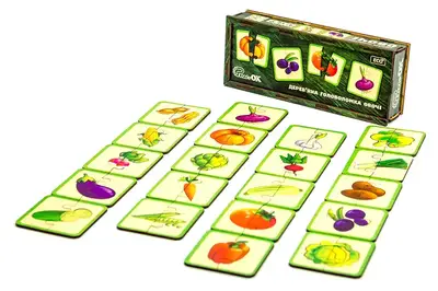 Головоломка дерев'яна Puz-95963 "Овочі" PuzzleOk купити