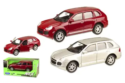 Машина металева WELLY 39871CW 1:31 PORSCHE CAYENNE TURBO, відкр. двері, 2 кольори, коробка, р. 18*8*8 см Машина металева WELLY 39871CW 1:31 PORSCHE CAYENNE TURBO, відкр. двері, 2 кольори, коробка, р. 18*8*8 см купити