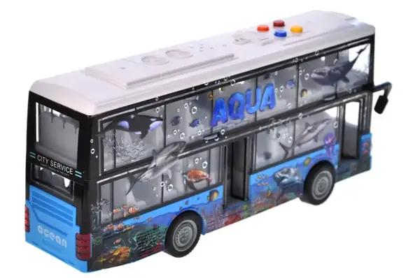 Автобус інерційний JS123-C озвучений, зі світлом, в коробці р.33x9,5x16,5 см YG Toys купити недорого в Україні, фото 2