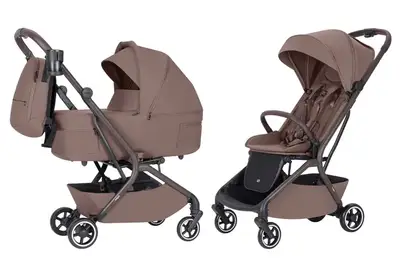 Коляска універсальна Magia CRL-6555 (2in1) Glace Pink CARRELLO купити