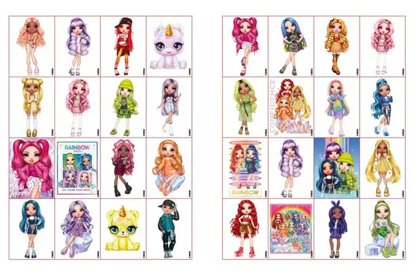 Розмальовка зі стікерами LCB30 The creative Rainbow 2 IDEYKA купити недорого в Україні, фото 2