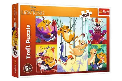 Пазли - 100 елм. - 16478 "Відважний Король Лев", Trefl купити