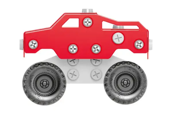 Конструктор металевий 1317 "Міні: Позашляховик" 100 дет. ТЕХНОК купити недорого в Україні, фото 5