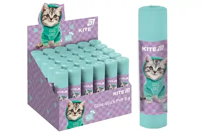 Клей-олівець Кіте PVP, 8г. з індикатором Studio Pets SP25-130 купити