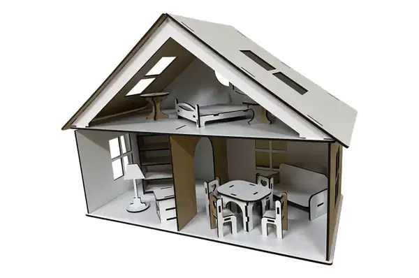 Ляльковий будиночок «LOL HOUSE» Білий 31*22*44 см купити недорого в Україні, фото 2