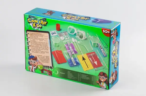 Набір для дослідів CHK-01-01U,02U,03U,04U "CHEMISTRY KIDS" великий DANKO купити недорого в Україні, фото 3