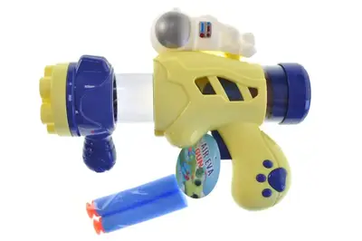 Бластер на поролонових патронах, в блоці 10шт 777-67 р.36*26*36см купити