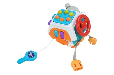 Брязкальце PL-724-77 "Сонячний зайчик", тактильні, рухомі частини, р-р13x14, у коробці 14x15x14 см купити