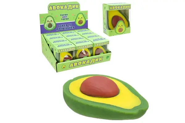 Антистрес TL-7604 Авокадо в коробці 12 шт в боксі, ціна за шт купити