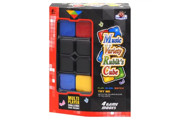 Логічний куб музичний, зі світлом, 4 режими, в коробці 3666 р.17,5*23*7,5см купити