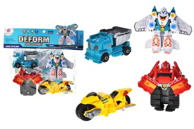 Набір роботів трансформерів RL589-35D в кульку 4шт р.36x7x34 см YG Toys купити
