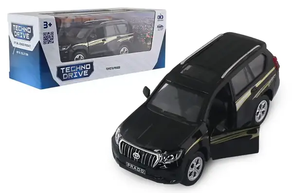Машина KM6189D "TOYOTA PRADO" чорний TECHNODRIVE купити