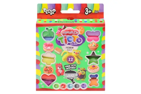 Набір для ліплення з тістом TMD-02-04 "Master Do" 12 шт. в коробці DANKO купити