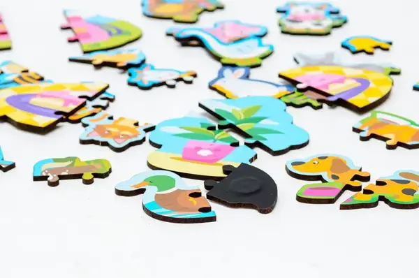 Пазл магнітний Puz-22930 "Тваринки", дерев'яний PuzzleOk купити недорого в Україні, фото 2