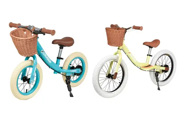 Двоколісний велосипед-біговел Maraton Crussier STORY синій, молочний, надувні колеса 12 дюймів купити недорого в Україні, фото 2