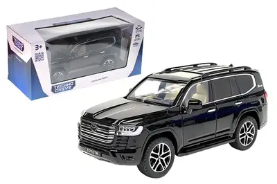 Автомодель KM08222 TOYOTA LAND CRUISER (чорний, 1:24) купити