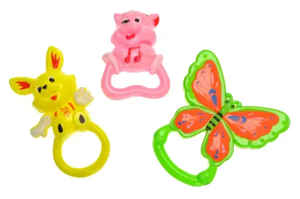 Набір брязкалець 512 3 шт. в кульку YG Toys купити