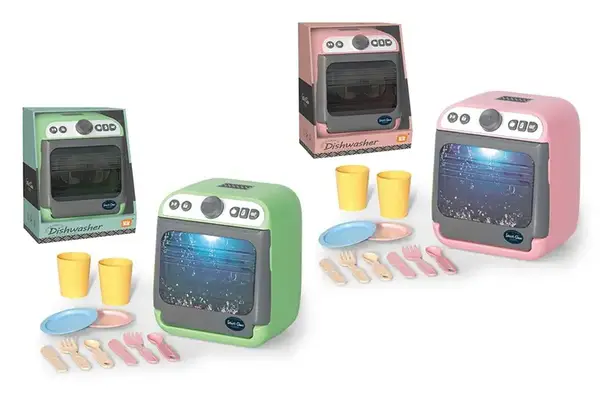 Посудомийна машина LD-886A/B батарейка, мікс 2 види, світло, звук, вода, аксес короб. 18.7*15,5*23,5см купити