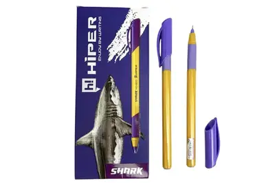 Ручка HIPER HO-200 SHARK масляна фіолетова купити