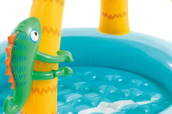 Басейн INTEX дитячий Тропічний острів з надувним дном та навісом 58417 р.102*86см купити недорого в Україні, фото 3