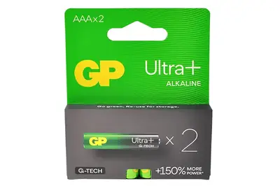 Батарейки алкалінові GP24AU UltraPlus Аlkaline 3 GP (LR03) 2шт, блістер купити